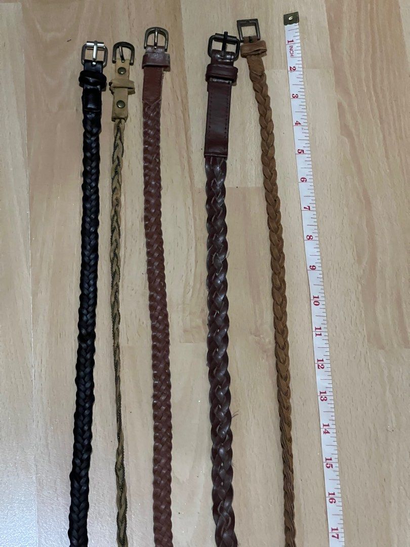 Braided Belts Set on Carousell