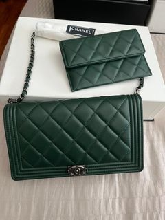 Brand New Chanel Boy Wallet On Chain