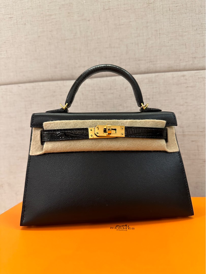 VERY RARE! NEW Hermes Kelly 20 #YASKelly20 Black Box leather Ghw Stamp Y  Full set. WhatsApp: +65 90090671 Wechat: YAS-SG Visit us: 14 Scotts Road  Far, By Yourauthenticseller