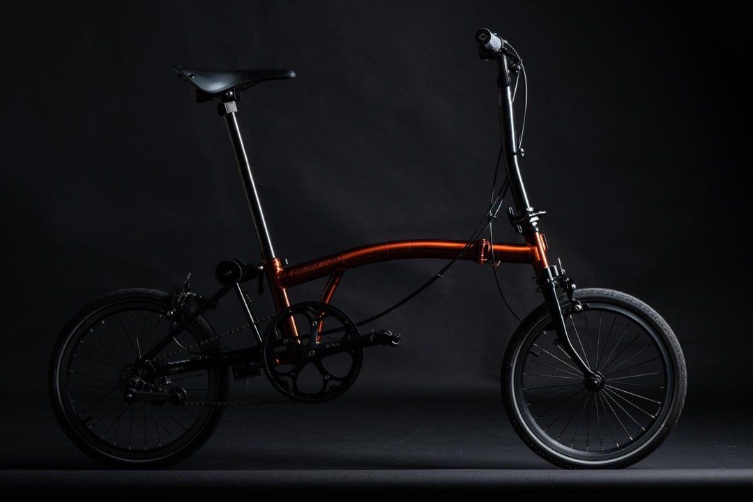 Brompton Flame Lacquer Custom Build Full Bike, Sports Equipment ...