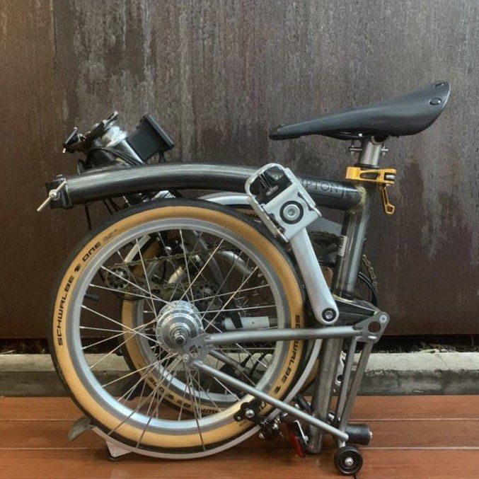 Brompton m6l clearance raw lacquer titanium