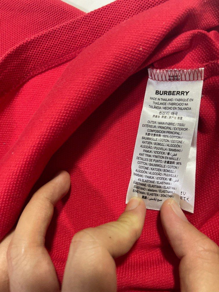Burberry polo deals made in thailand