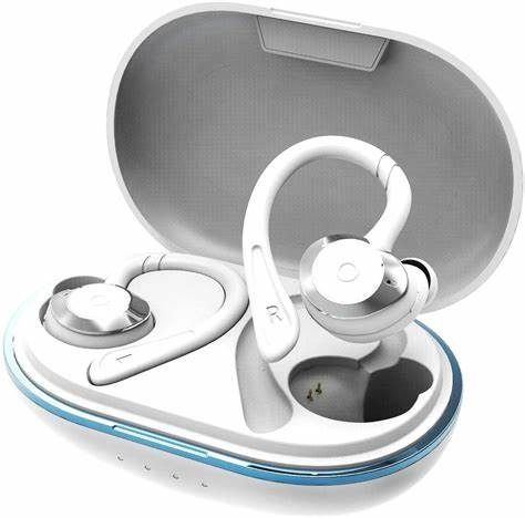 C0322 Dyplay Sport Earphones Wireless Earbuds Bluetooth 5.0 Earphones IPX7 Waterproof Headphones with Charging Case and Mic 3D Stereo