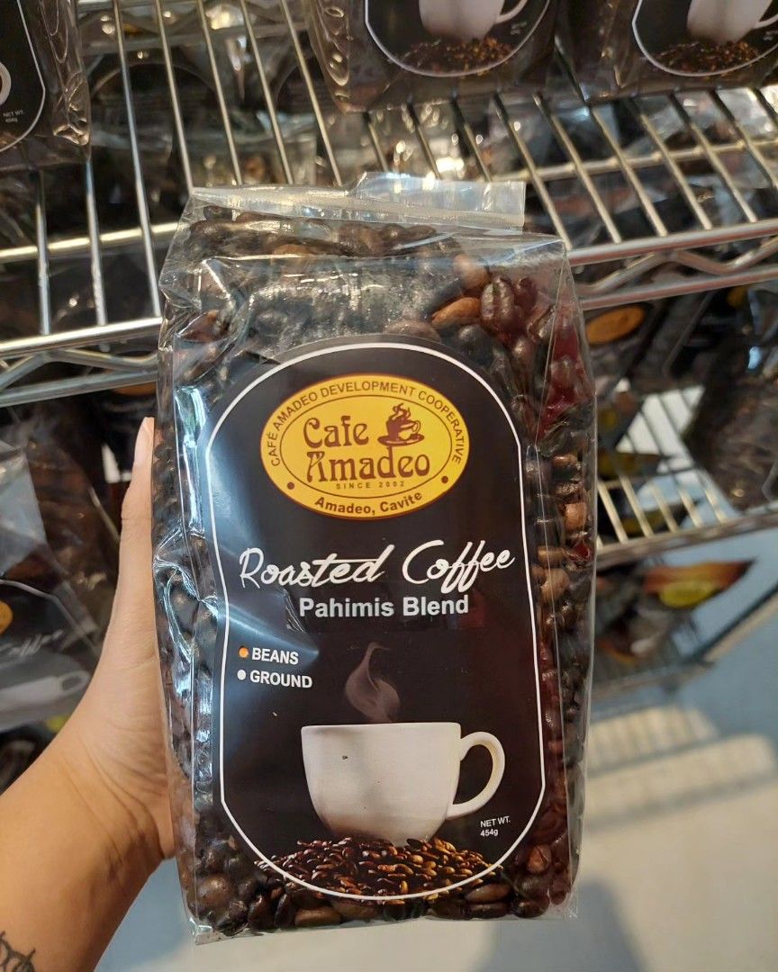 Cafe Amadeo Coffee Grounds and Beans, Food & Drinks, Fresh Produce on