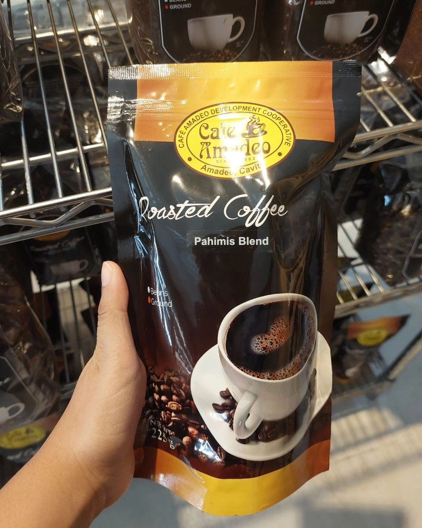 Cafe Amadeo Coffee Grounds and Beans, Food & Drinks, Fresh Produce on