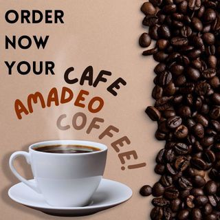 Cafe Amadeo Ground and Bean Coffee