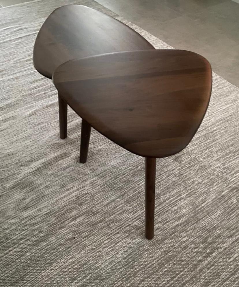 Castlery Vincent Coffee Table Set, Walnut, Furniture & Home Living