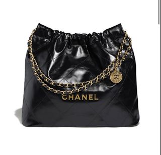 Chanel 23C Mini Hoop Loop Hobo, Luxury, Bags & Wallets on Carousell
