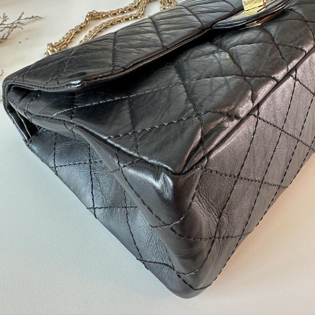 Chanel Black Calf Reissue 226 GHW Luxury Bags Wallets on Carousell