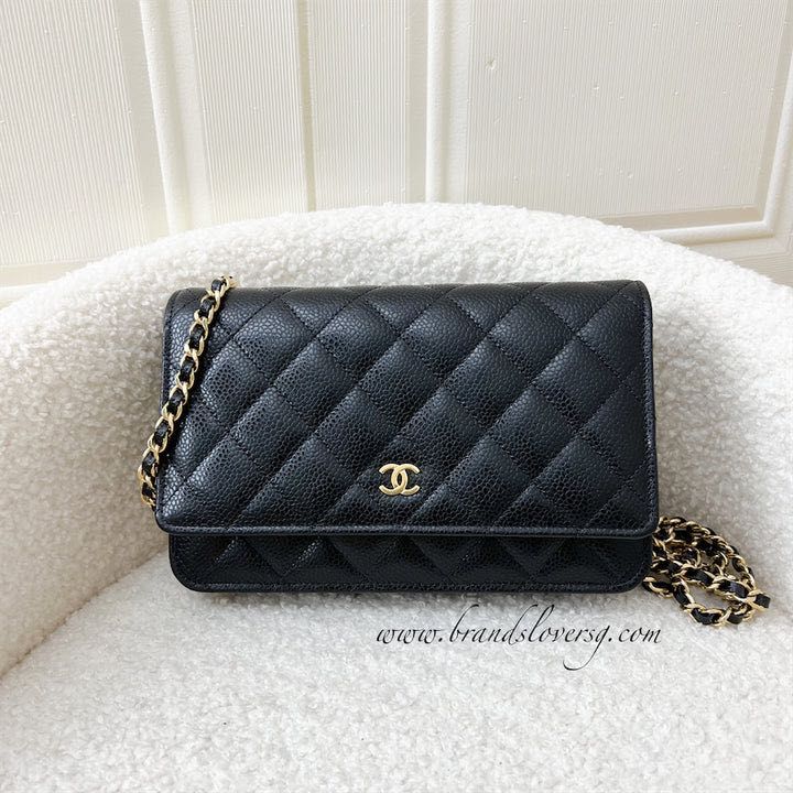 ✖️SOLD✖️ Chanel Classic Wallet on Chain WOC in Black Caviar GHW, Luxury,  Bags & Wallets on Carousell