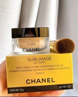 Sublimage Le Teint Ultimate Radiance-Generating Cream Foundation - # 50  Beige by Chanel for Women - 1 oz Foundation 