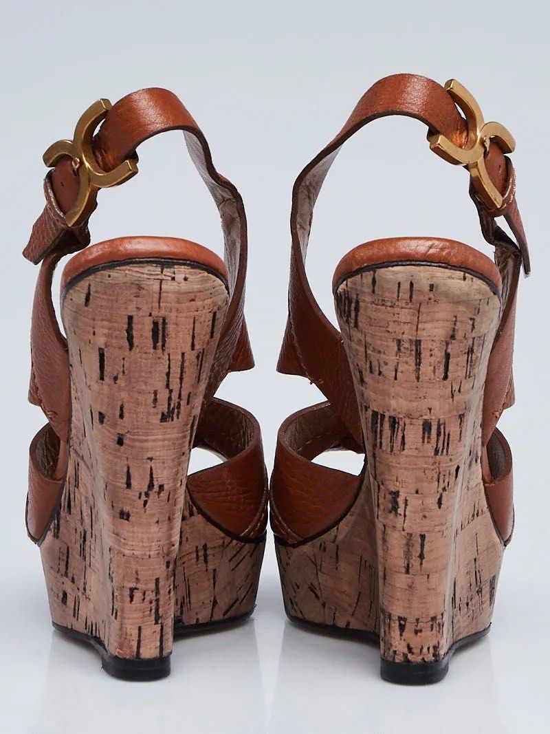 Chloe cork wedge sale
