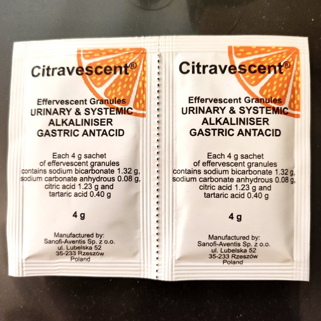 Citravescent Effervescent Granules for Gastric, Antacid, Gout, UTI