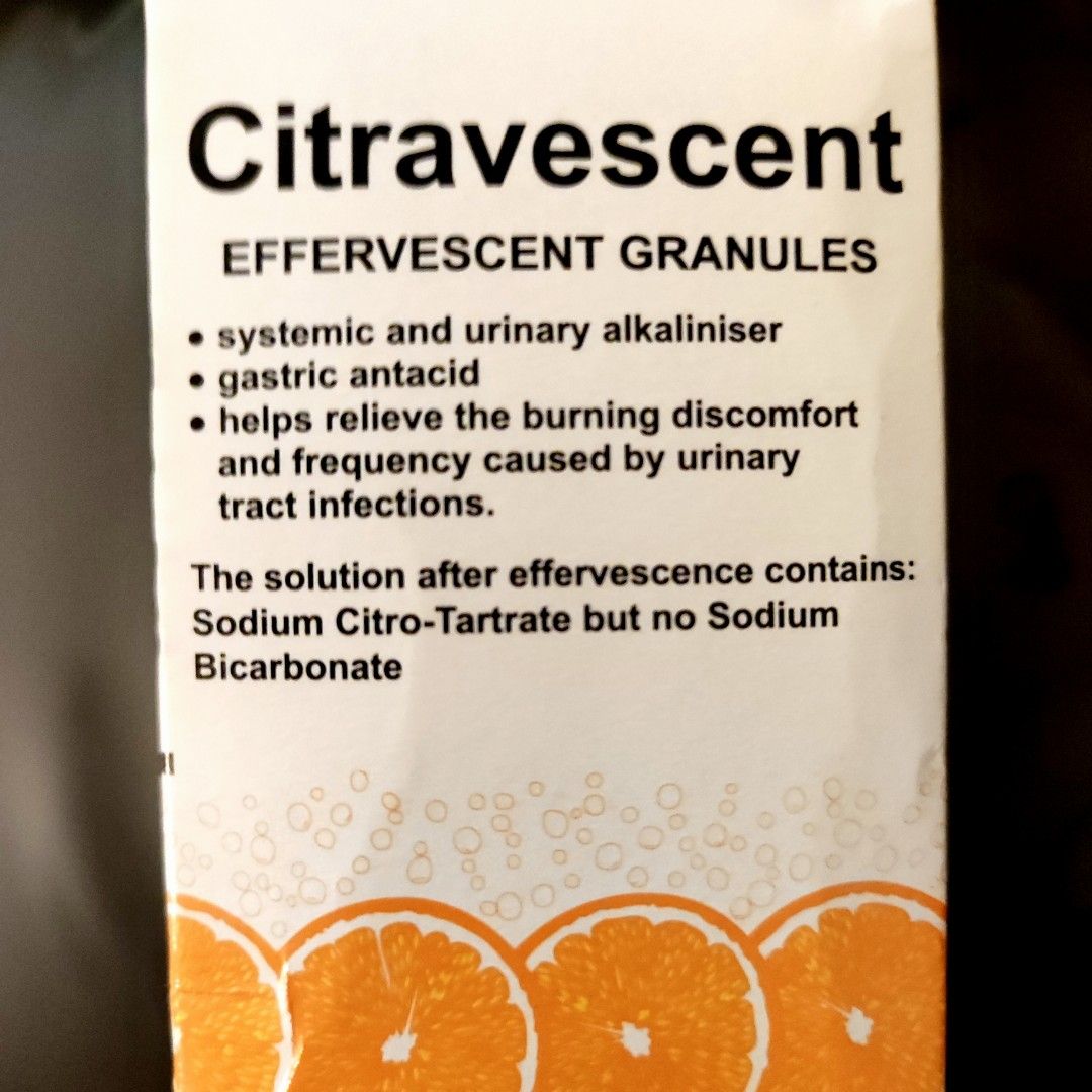 Citravescent Effervescent Granules for Gastric, Antacid, Gout, UTI
