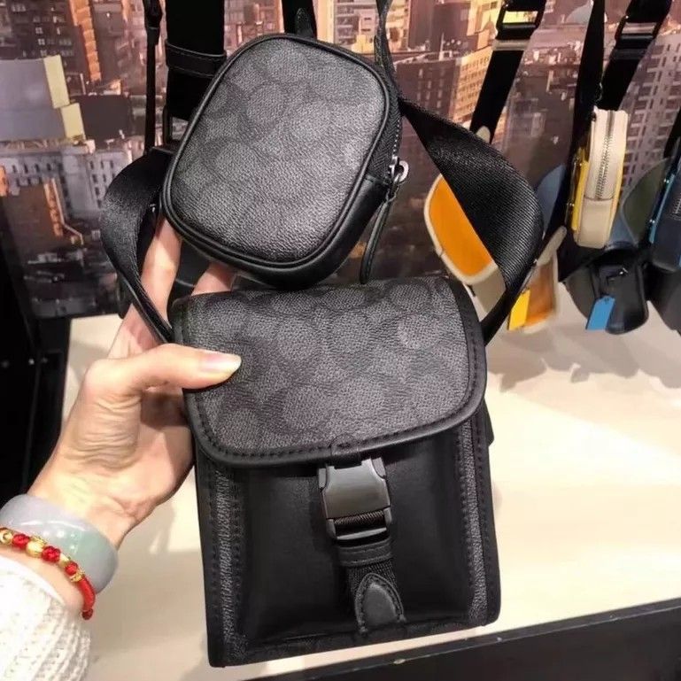 Mochila Bandolera Hombre COACHu00ae Bolso Cruzado Charter Con