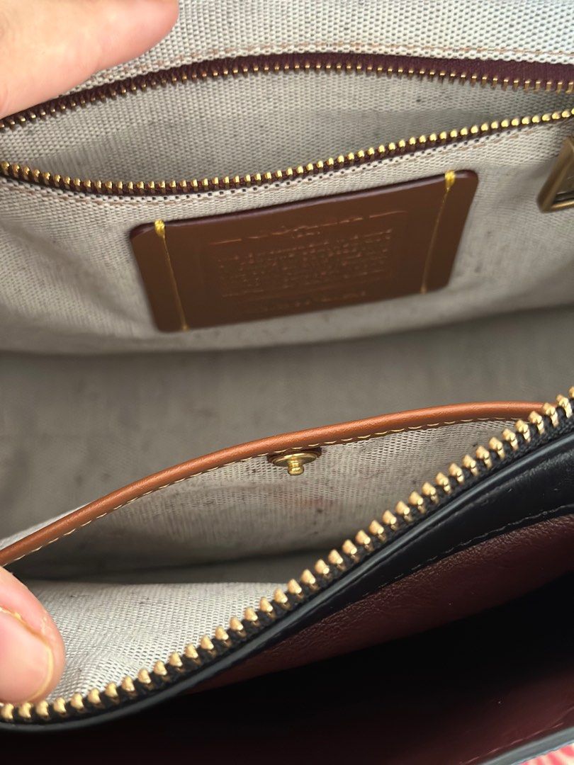 Coach Rogue Shoulder Bag Black on Carousell