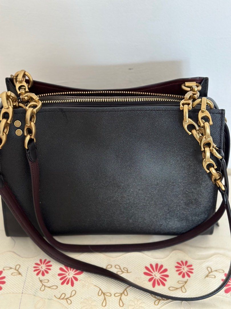 Coach Rogue Shoulder Bag Black on Carousell