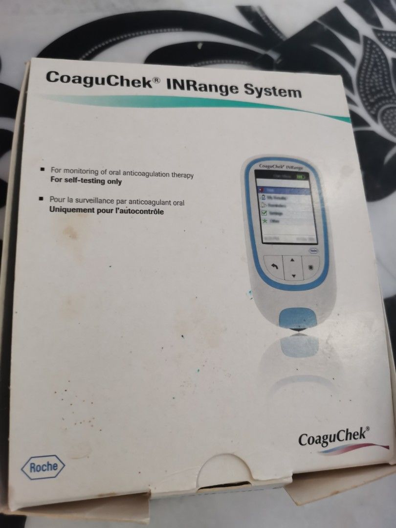 Coaguchek INRange Testing Machine, Health & Nutrition, Health Monitors