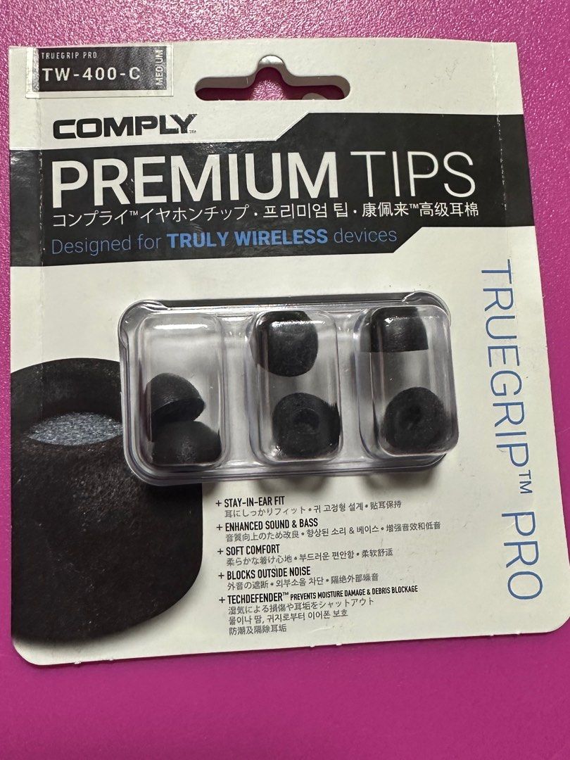 Comply Truegrip Pro TW-400-C Medium, Audio, Portable Audio Accessories ...