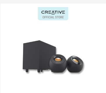 Creative Pebble Plus 2.1 USB-gevoede desktopluidsprekers met subwoofer