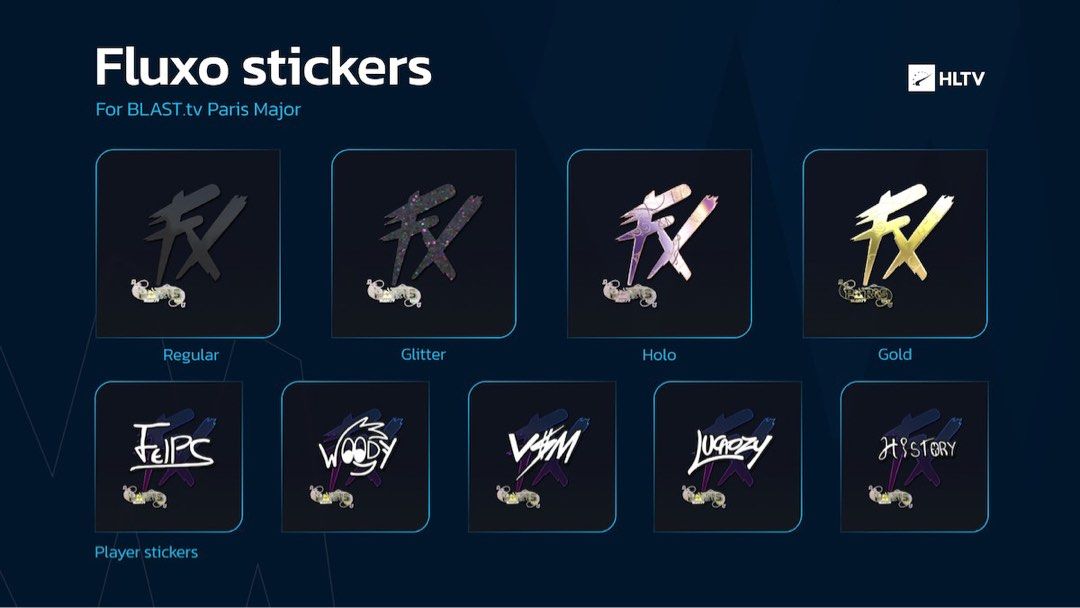 CSGO PARIS 2023 STICKERS, Video Gaming, Gaming Accessories, InGame Products on Carousell
