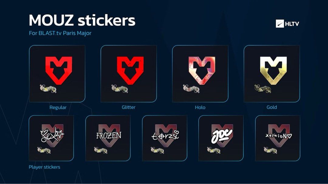 CSGO PARIS 2023 STICKERS, Video Gaming, Gaming Accessories, In-Game ...