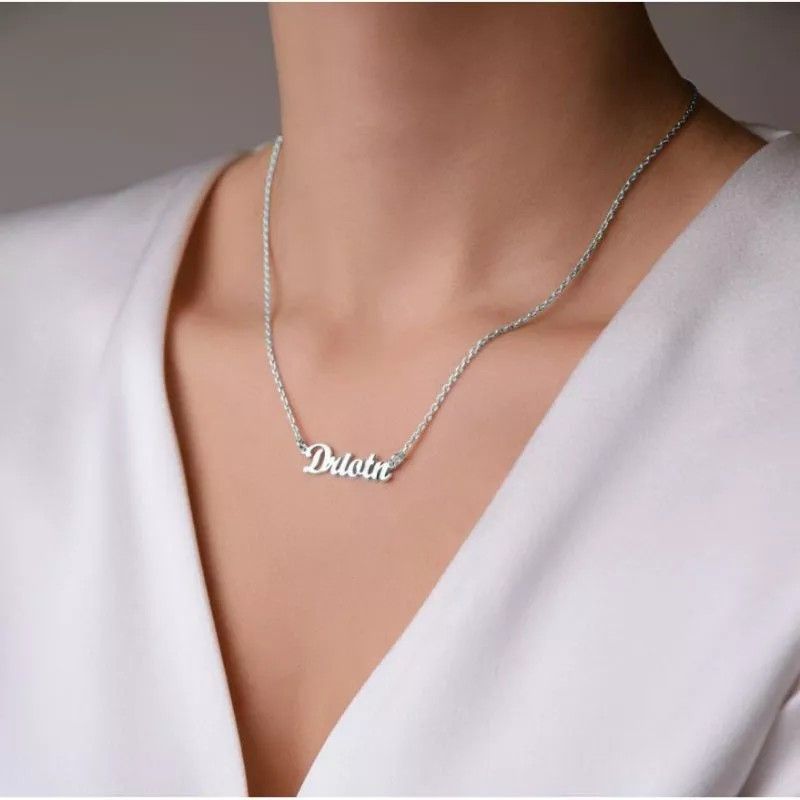 Customized silver chains best sale