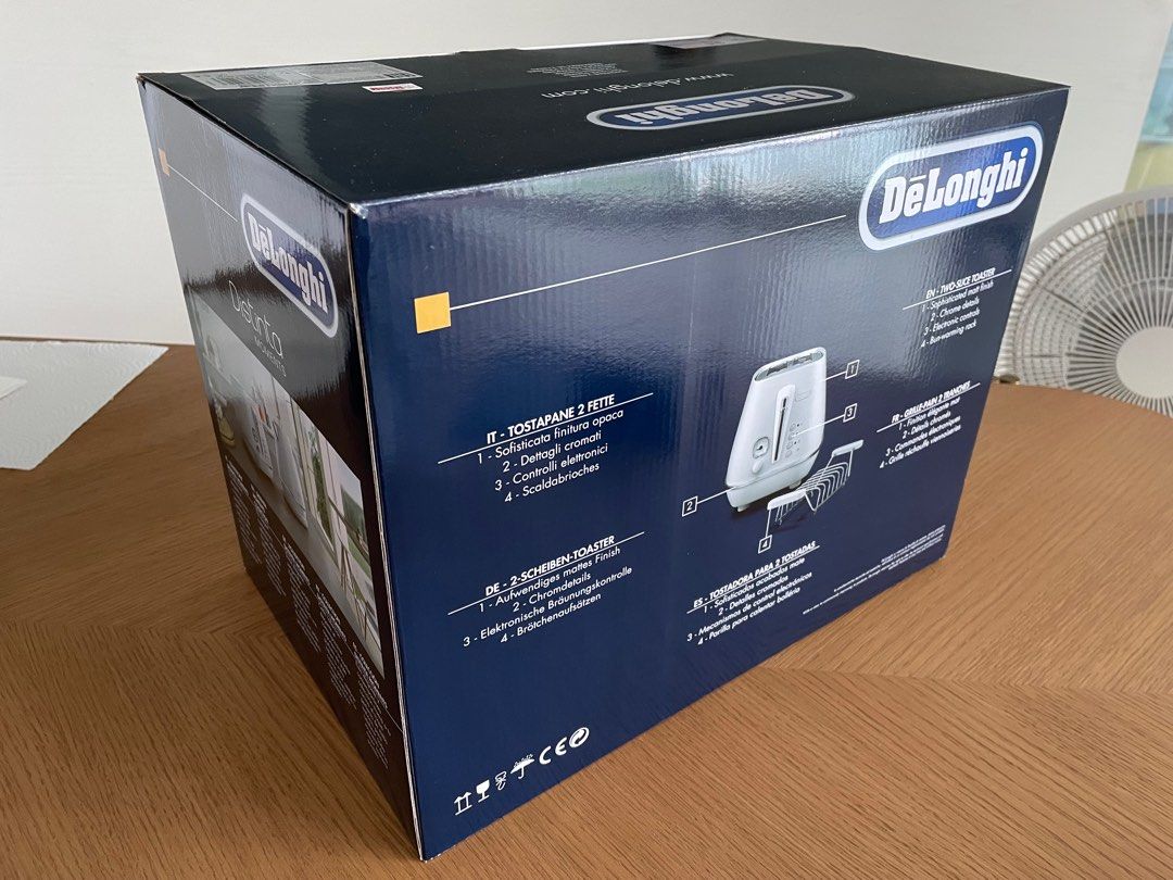 Delonghi Distinta Moments Toaster (White), TV & Home Appliances ...