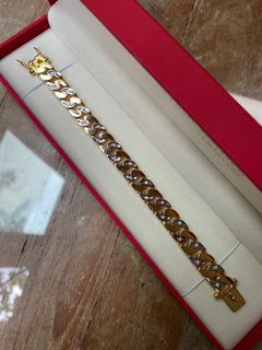 916 gold diamonds bracelet 