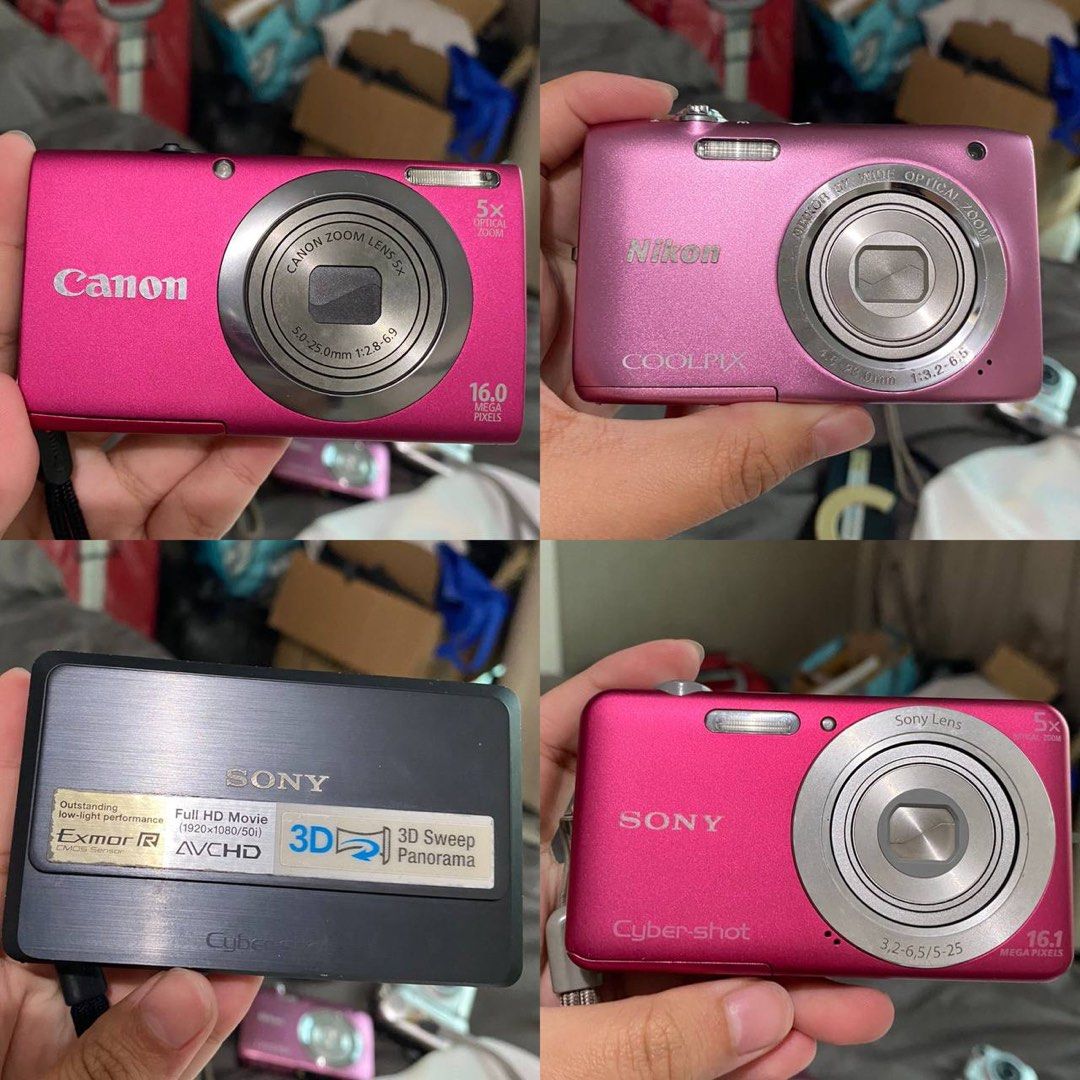 Digicam Types Digicams!!!! Canon sony Nikon, Photography, Cameras on Carousell