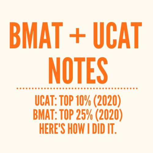 Digital BMAT + UCAT Notes for Medicine Admissions (PDF), Hobbies & Toys ...