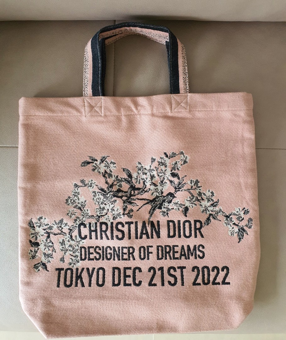 Christian Dior Tote Bag Designer Of Dreams Tokyo Japan Limited Pink New  Rare CD