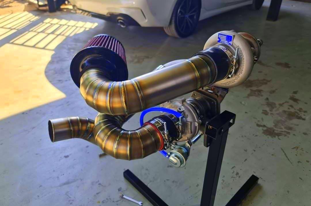 Double Turbo pimping, Car Accessories, Accessories on Carousell