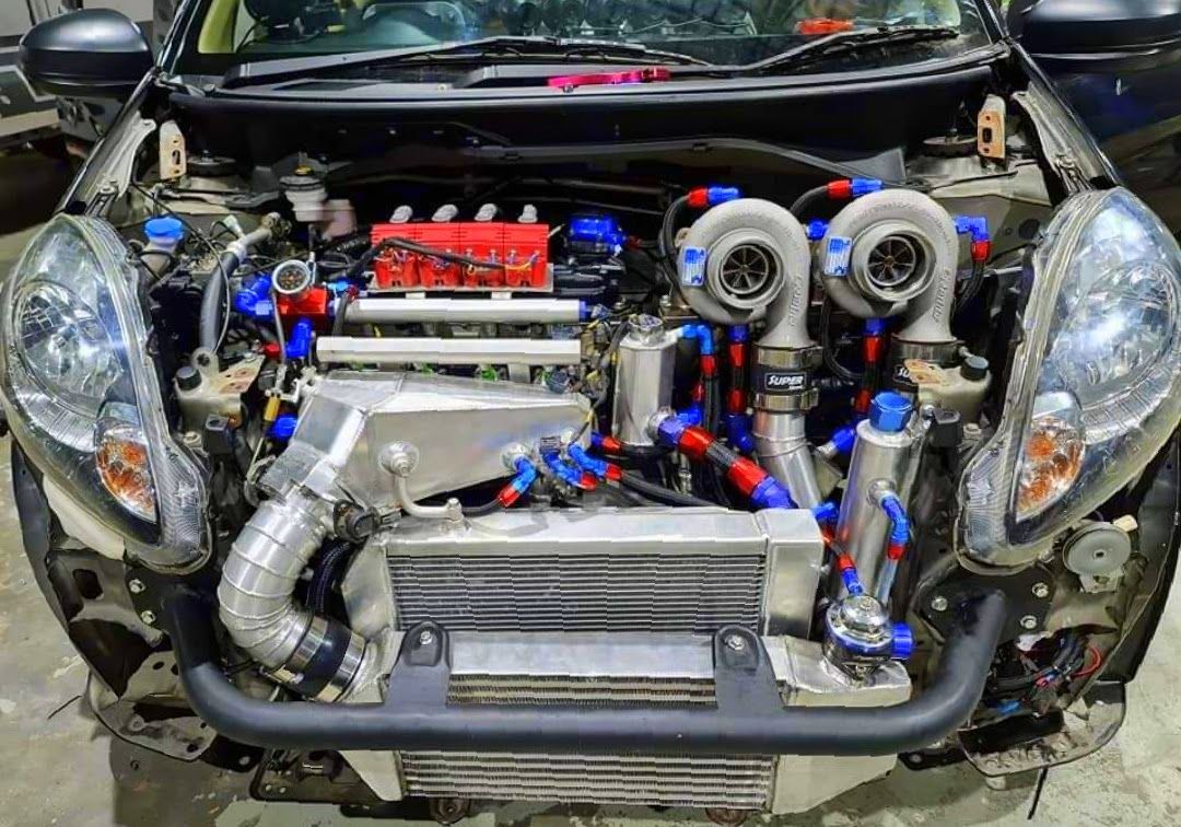 Double Turbo pimping, Car Accessories, Accessories on Carousell