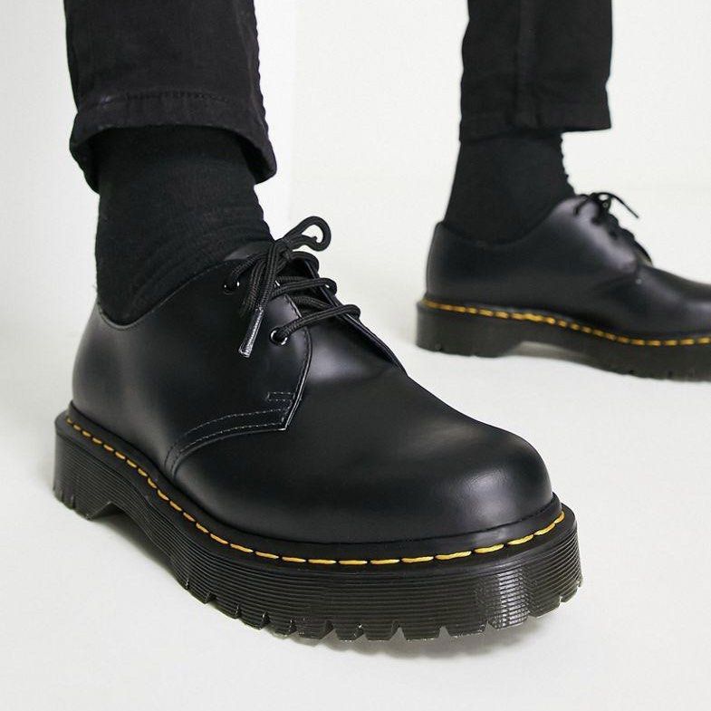 Dr. Martens 1461 Bex Black Smooth Leather 經典三孔馬汀鞋 厚底低筒 馬丁靴 21084001 / UK9.5  US10.5 28.5cm 也適合 US11 29cm