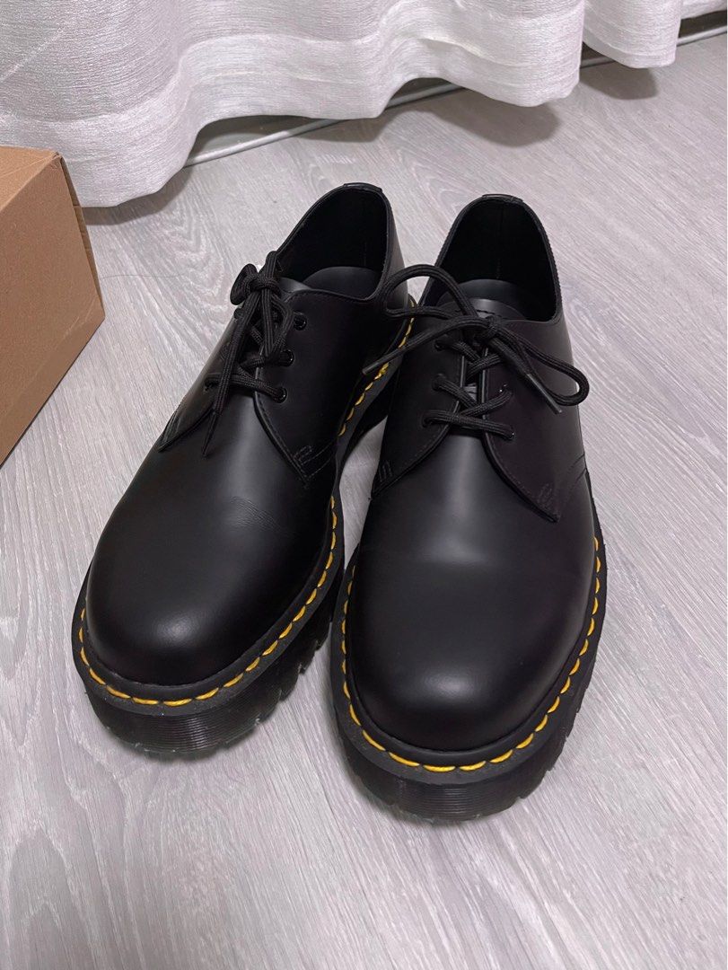 Dr. Martens 1461 Bex Black Smooth Leather 經典三孔馬汀鞋 厚底低筒 馬丁靴 21084001 / UK9.5  US10.5 28.5cm 也適合 US11 29cm