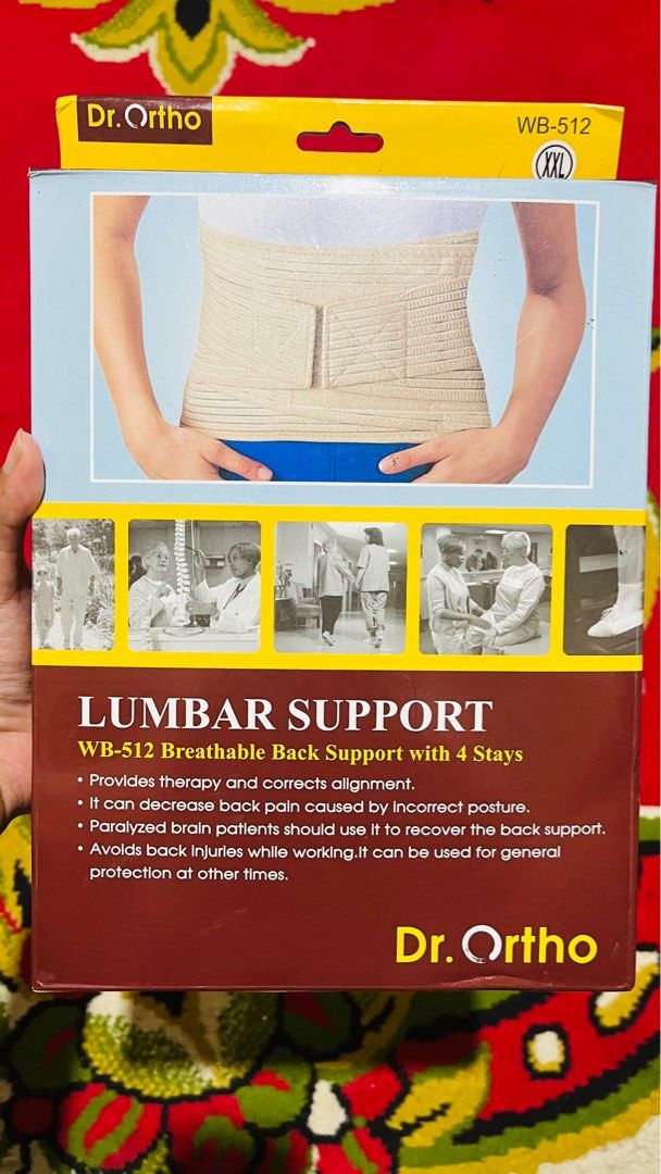 Dr.Ortho Lumbar support (XXL), korset untuk menopang punggung dan sakit