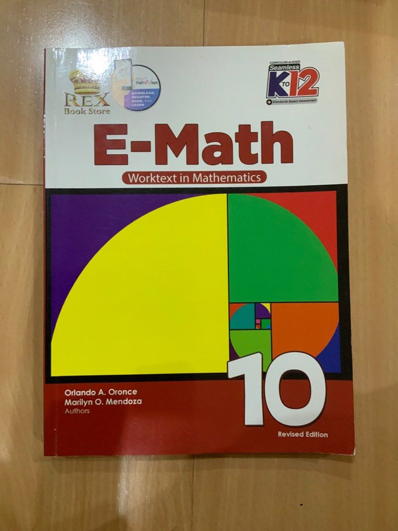 E-Math Worktext in Mathematics 10 Math Textbook, Hobbies & Toys, Books ...