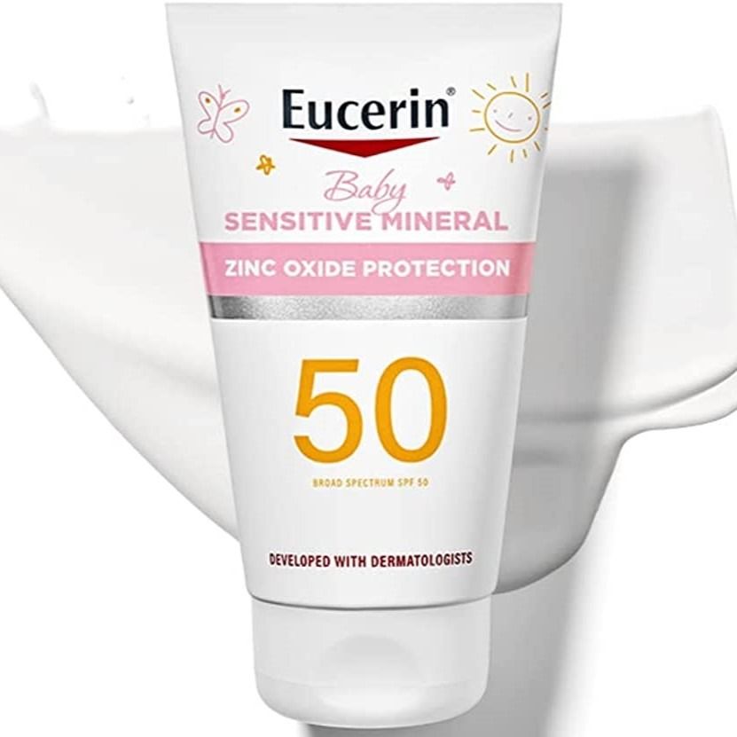 Eucerin SPF 50 Sensitive Mineral Sunscreen, Beauty & Personal Care ...