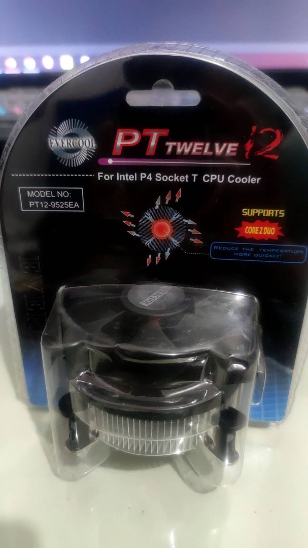 EVERCOOL PT12-9525EA CPU散熱器, 電腦及科技產品, 桌上電腦或筆記型電腦在旋轉拍賣