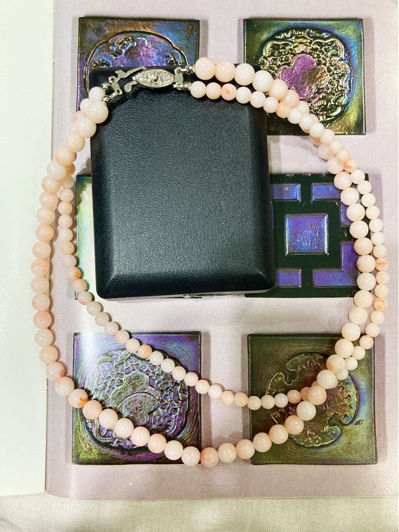 Faux cheap coral necklace