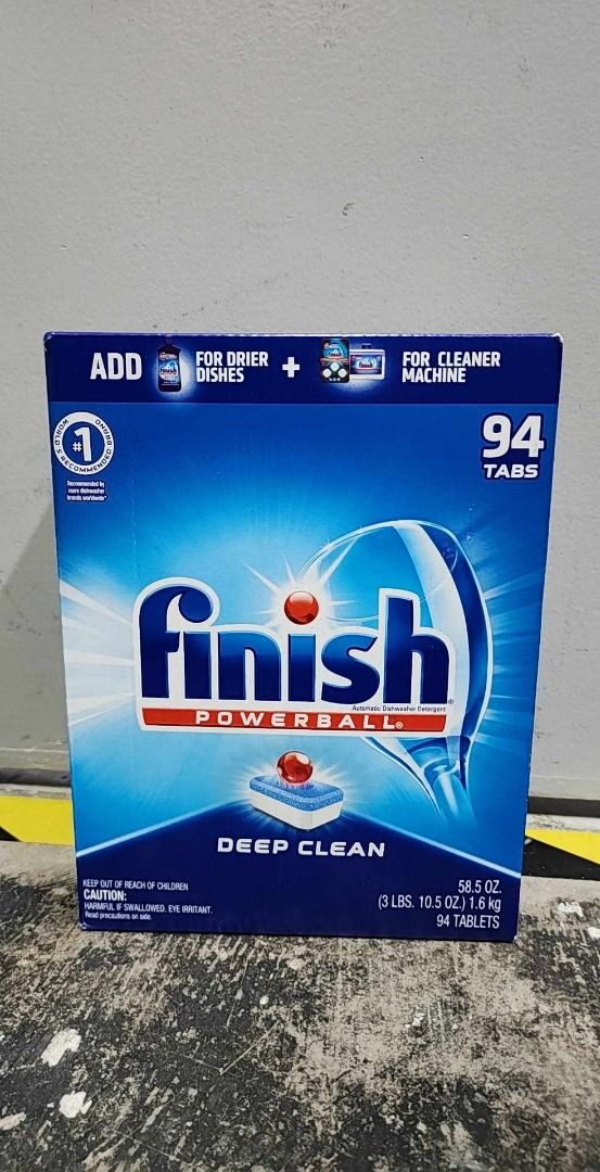 (Sg stock) Finish All In 1, Dishwasher Detergent Powerball
