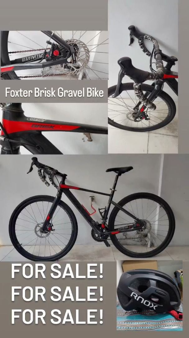 Foxter Brisk Gravel Bike Sports Equipment Bicycles Parts
