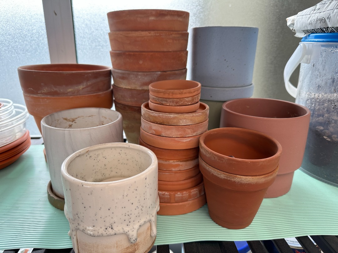 Free Assorted Pots, Furniture & Home Living, Gardening, Pots & Planters