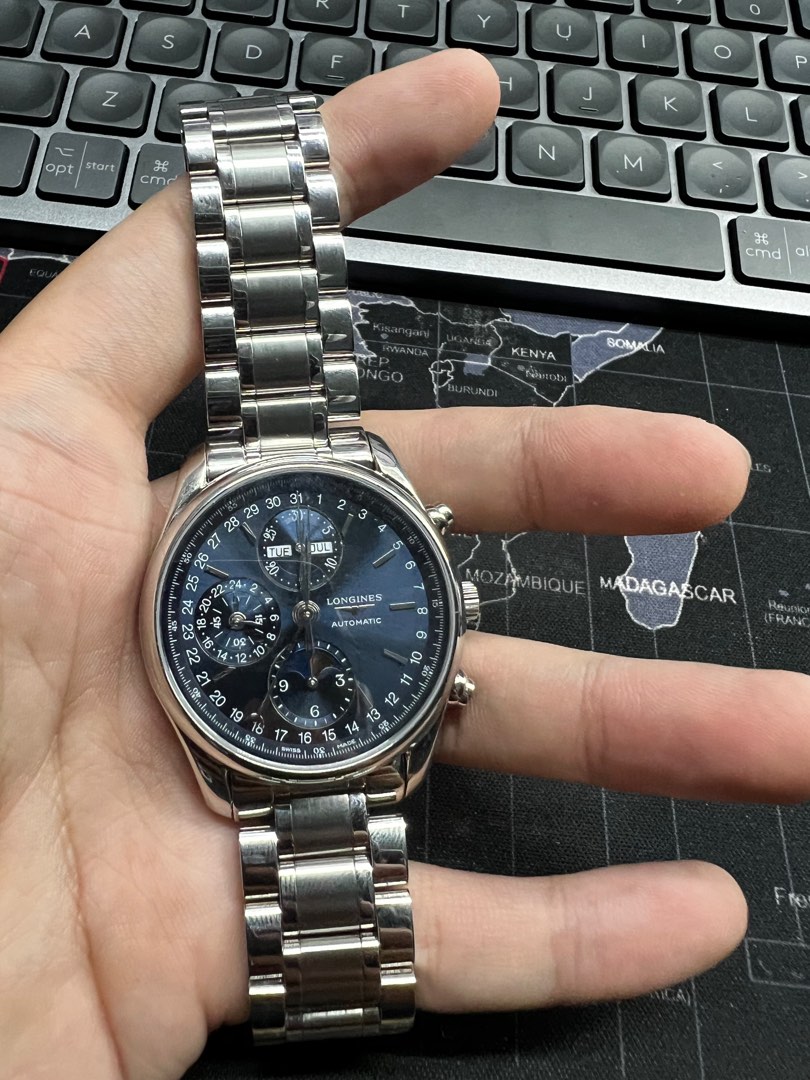 Longines master collection best sale triple calendar chronograph moonphase