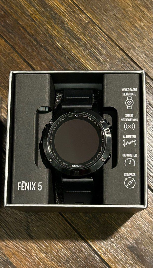 Garmin fenix 5 sapphire clearance black edition