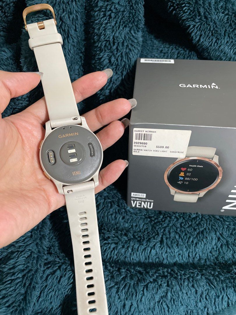 Garmin venu light discount sand and rose gold