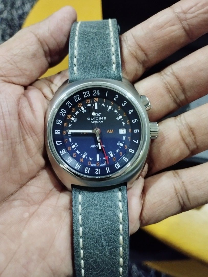 Glycine Airman Gmt Men s Fashion Watches Accessories Watches