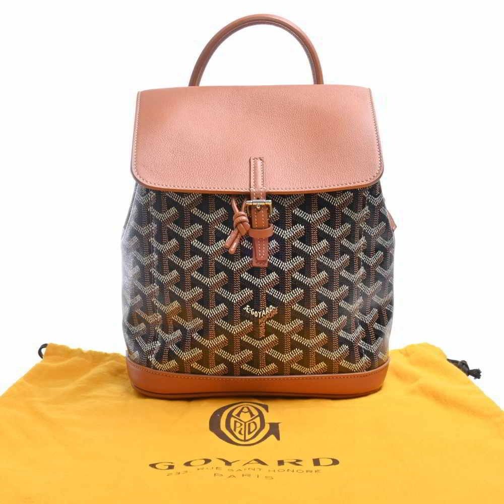 Goyard alpin black and tan best sale