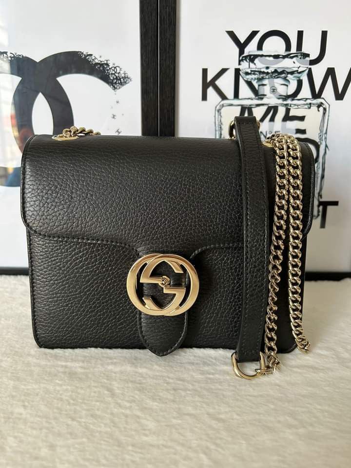 Gucci interlocking chain bag discount